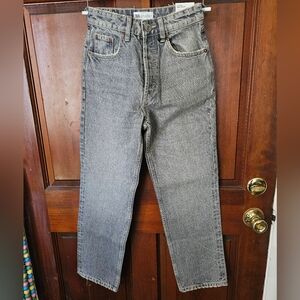 Zara High Rise Ankle Length Jeans Size 00